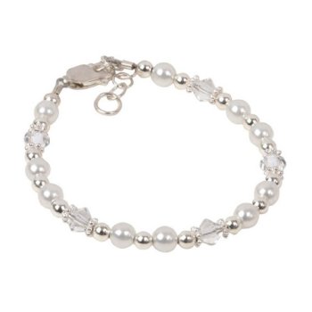 Babs Tilly "Hope" Pearl and Sterling Silver Bracelet