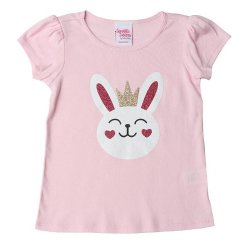 Sparkle Sisters by Couture Clips "Queen Bunny" Tee Shirt for Baby and Toddlers