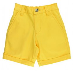 Rugged Butts Yellow Chino Shorts for Baby Boys