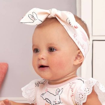 Tesa Babe Easter Parade "Lucy Bow" Headband for Baby Girls 
