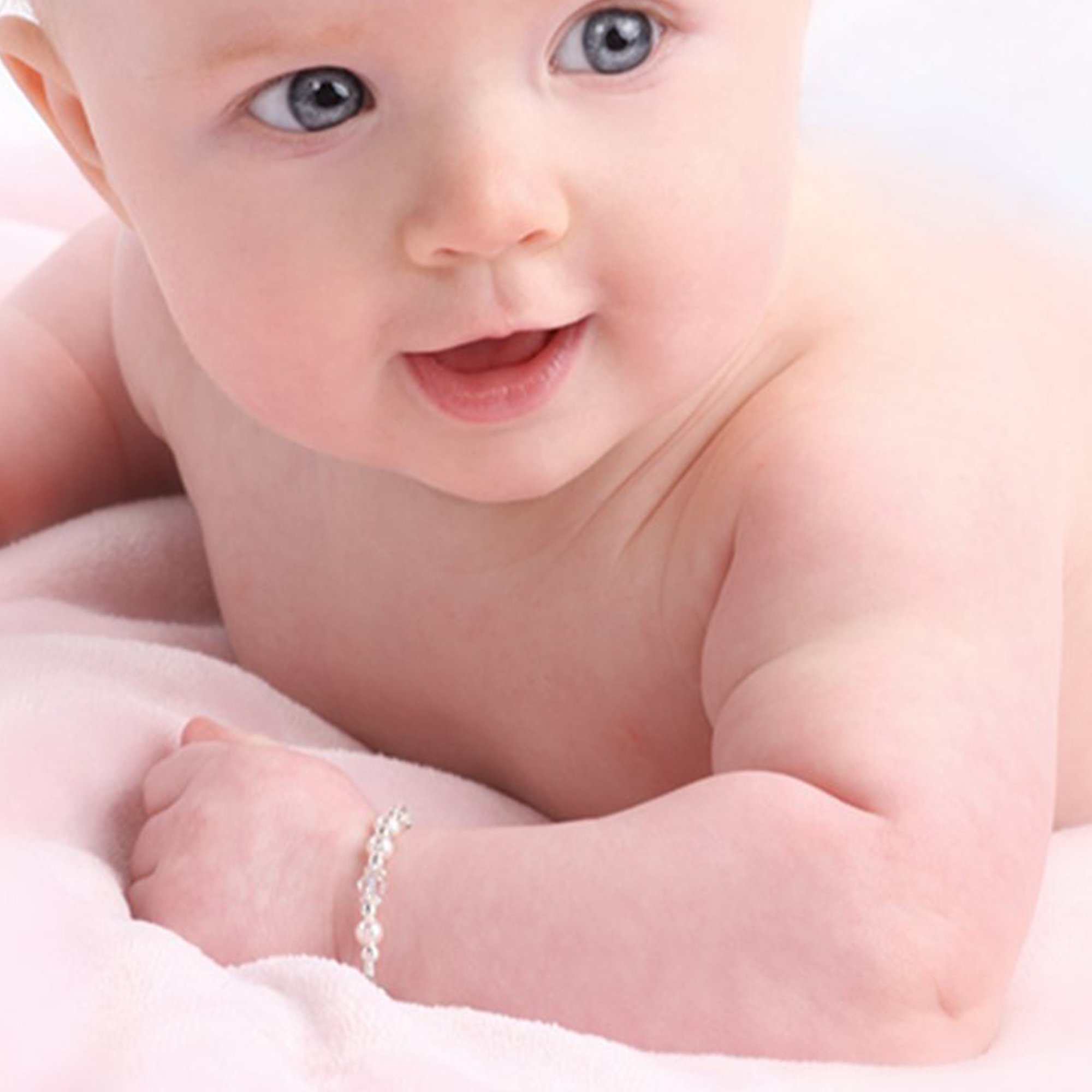 925 Sterling Silver Adjustable Infant Toddler Pink Heart Bangle Bracelet -  Walmart.com