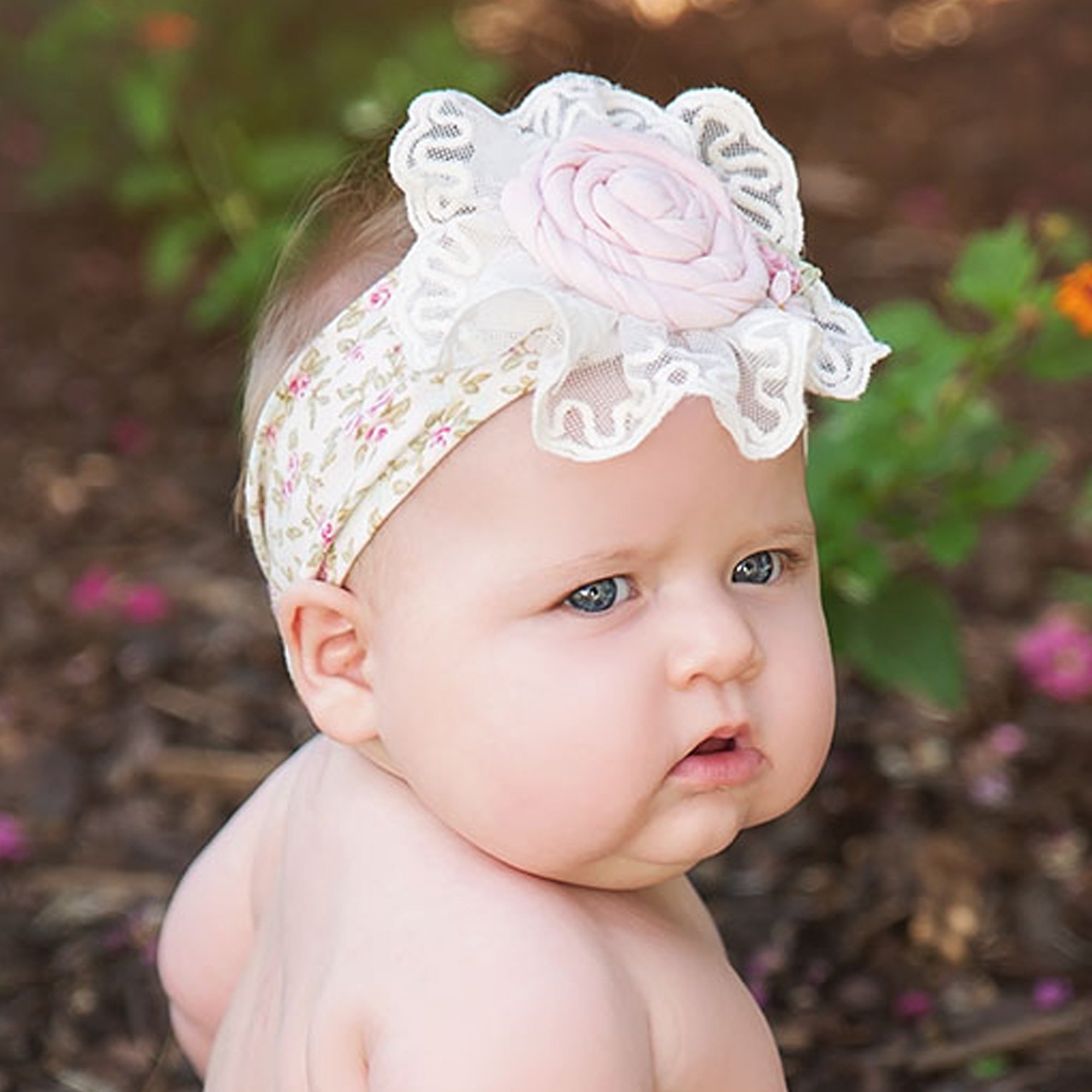 Haute Baby Sweet Pea Headband for Baby Girls