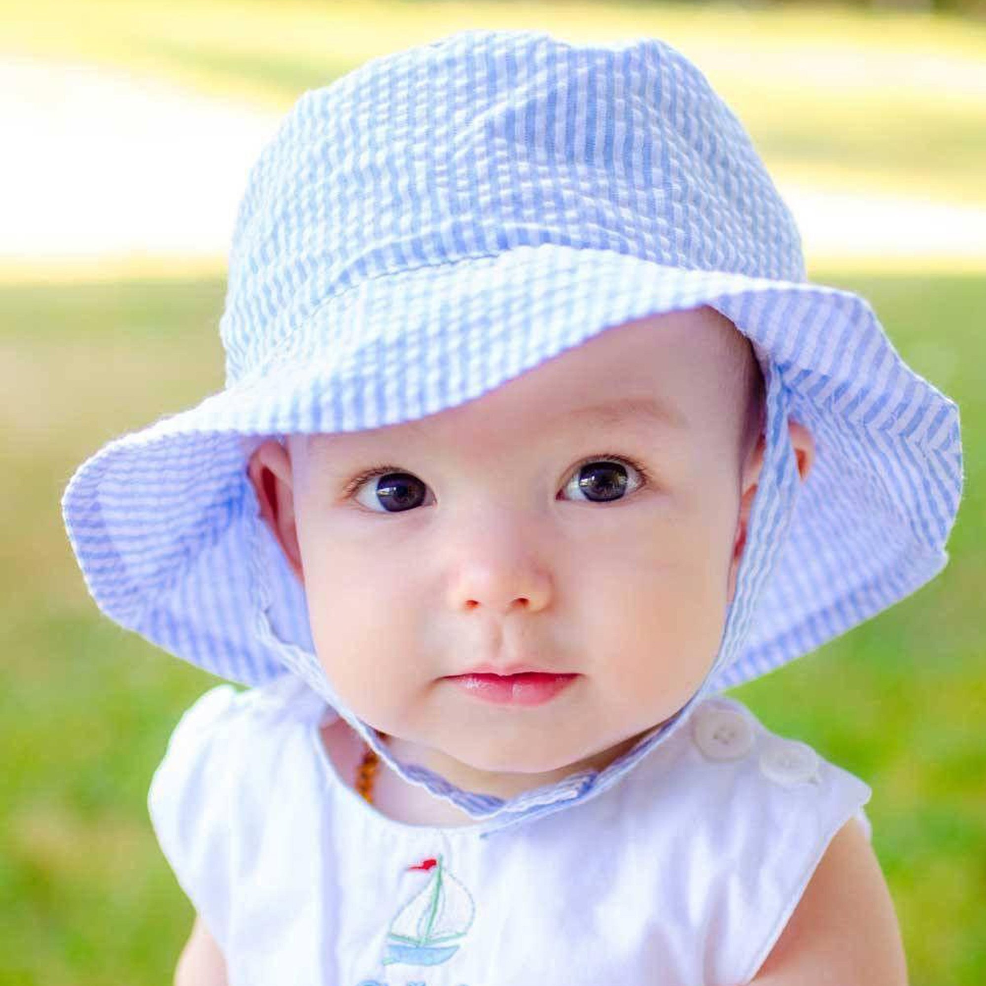 Kids Cotton Bucket Hats, Spring Showers for Toddlers