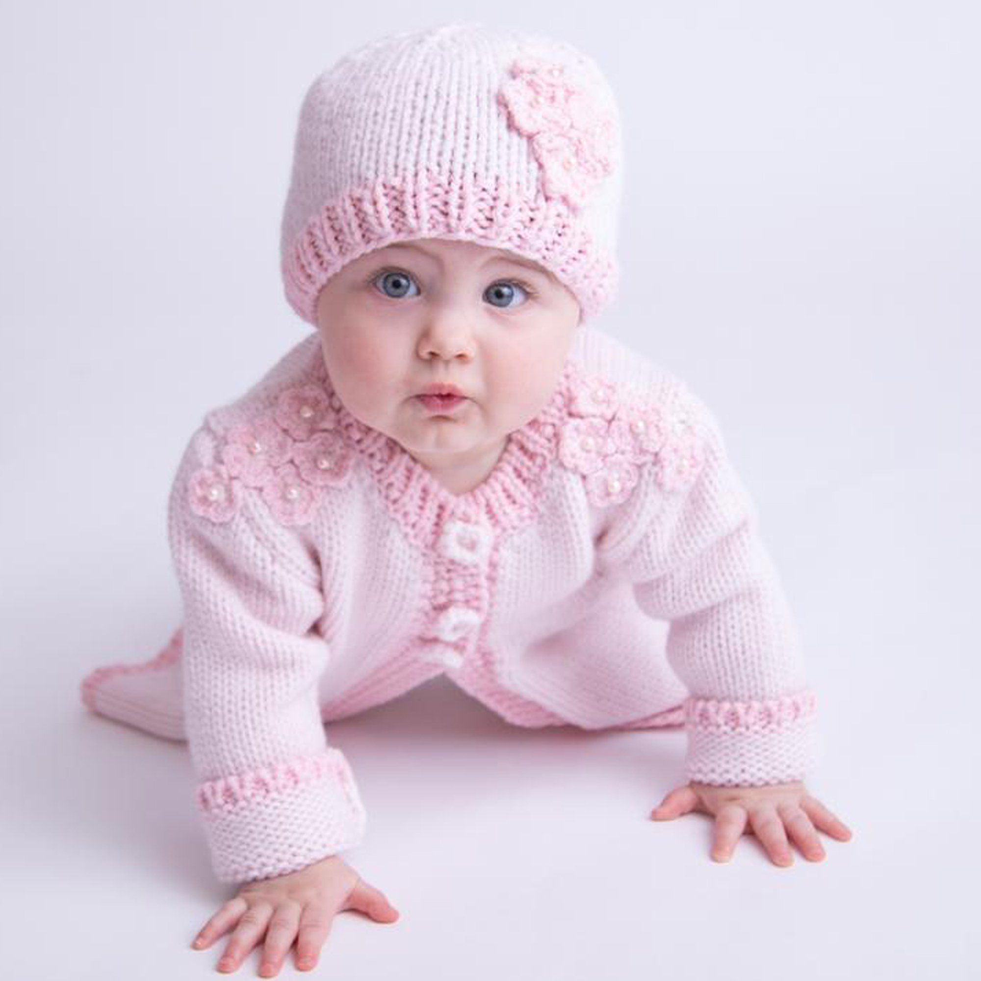 baby girl pink hat