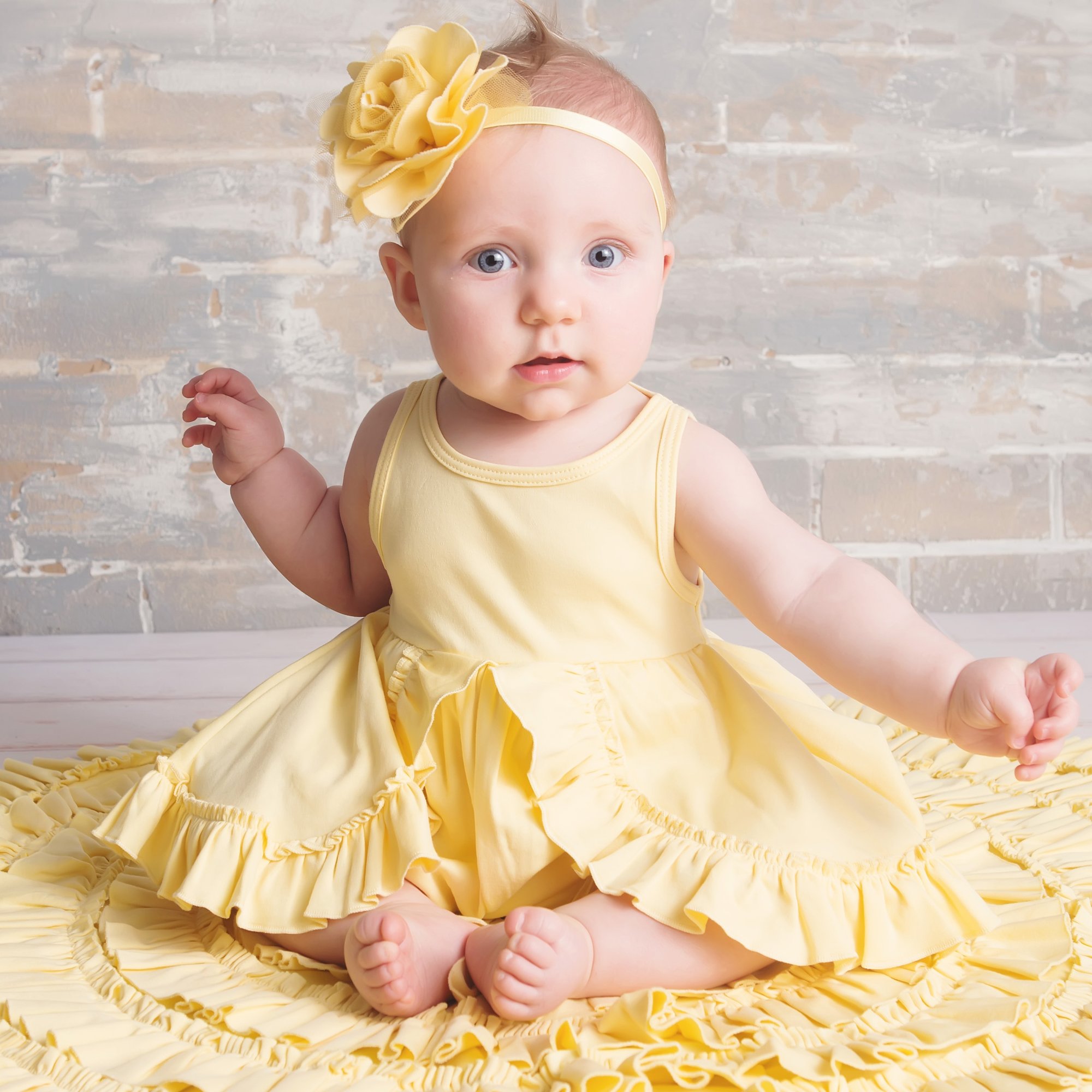 lemon outfit baby girl