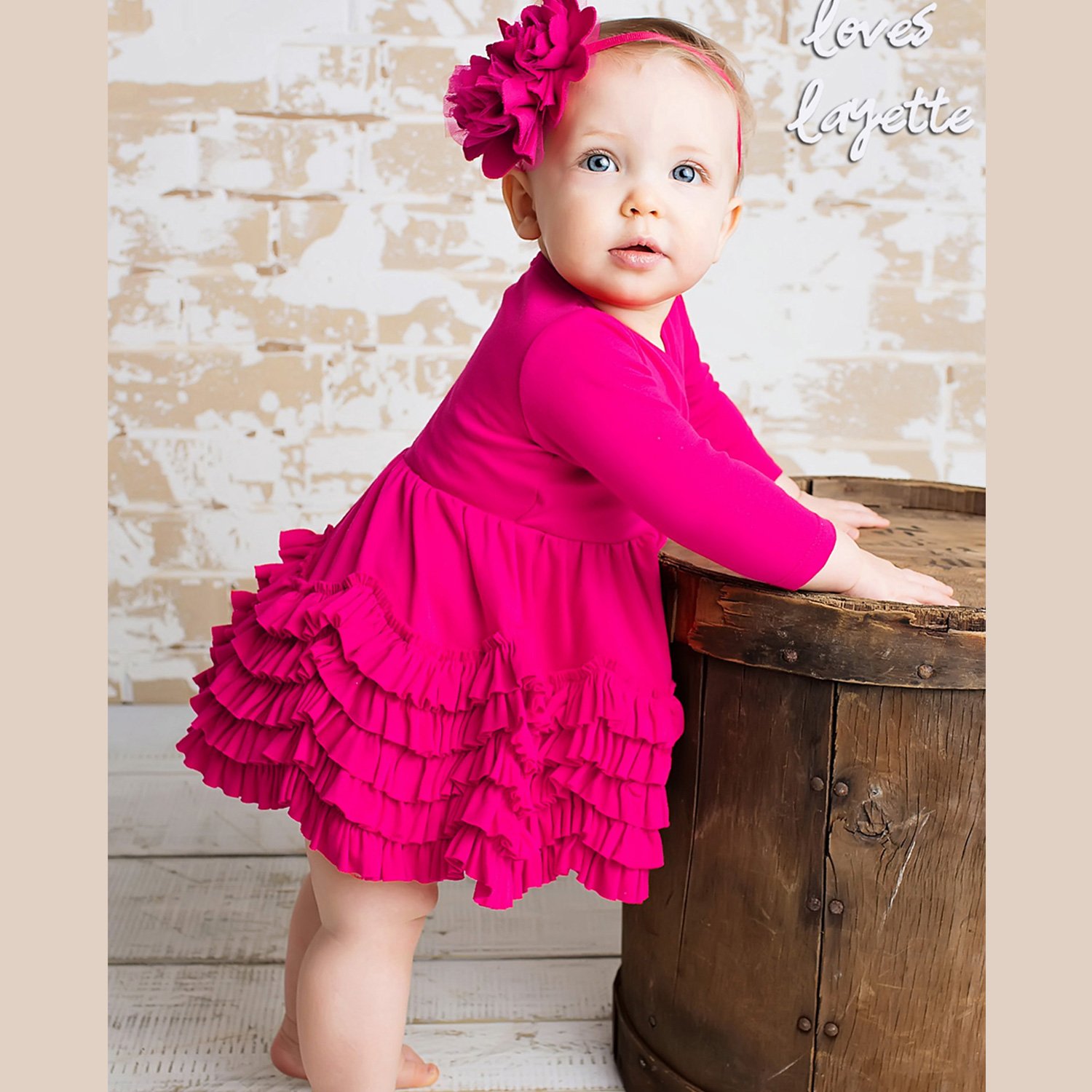 pink baby dress