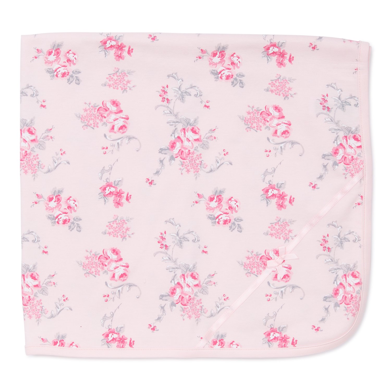 Little Me Shabby Chic Roses Blanket for Baby Girls