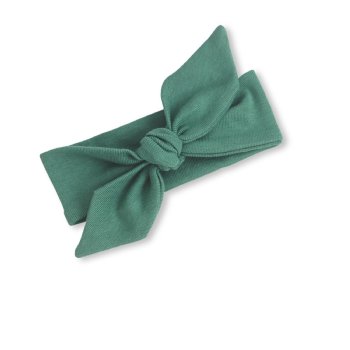 Tesa Babe Green "Lucy Bow" Headband for Baby Girls 