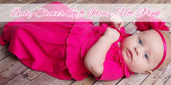 Unique Baby Shower Gifts: Hot Pink for Baby Girl - Baby Bling StreetBaby Bling Street
